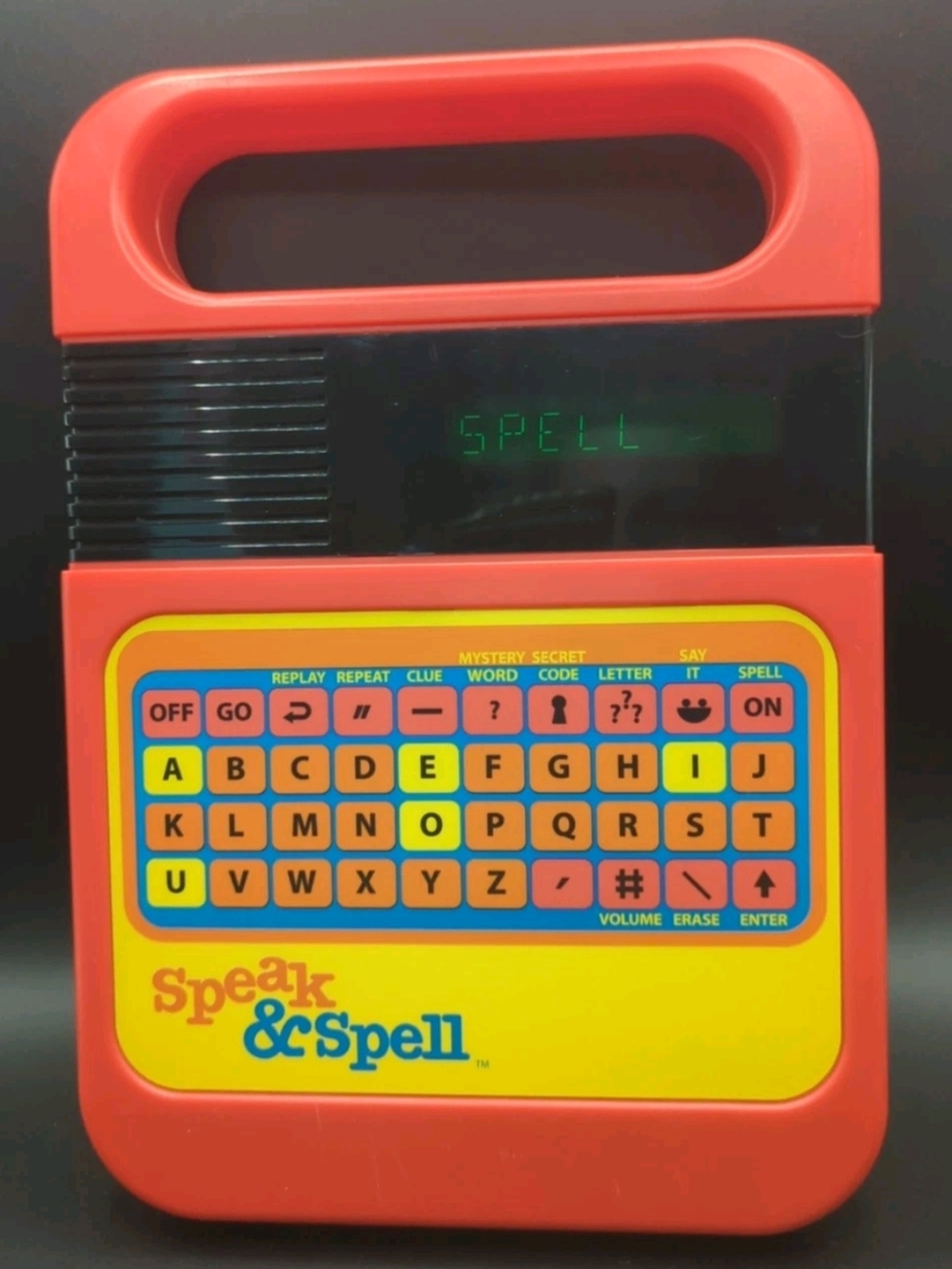 Kahootz Vintage Red Speak & Spell Electronic Learning Game 09624 - Tested
